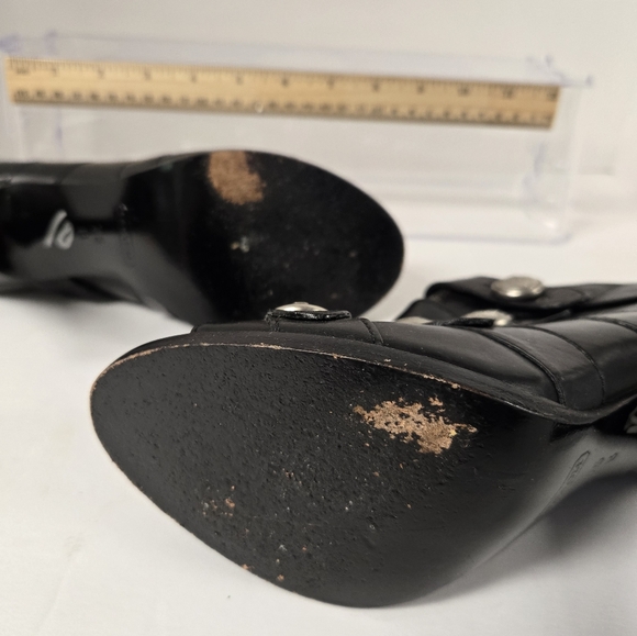 Coach High Heel Bootie Size 7.5B Black EUC - Picture 5 of 8